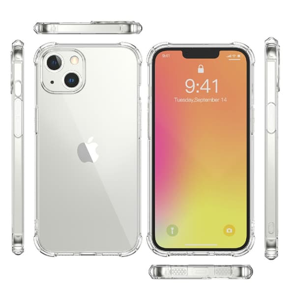 Stöttåligt TPU Skal iPhone 13 Transparent