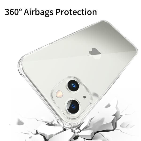 Stöttåligt TPU Skal iPhone 13 Transparent