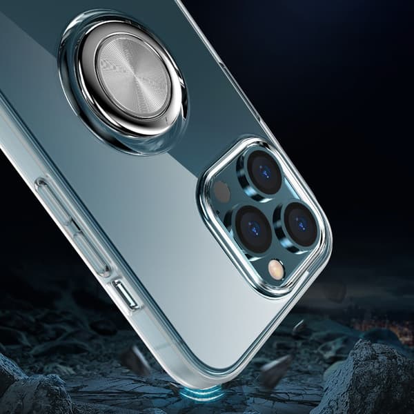 Skal Med Ringhållare iPhone 13 Pro Transparent