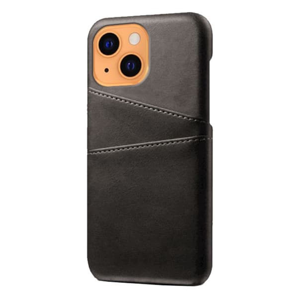 Läderskal Med Kortfack iPhone 13 Mini Svart