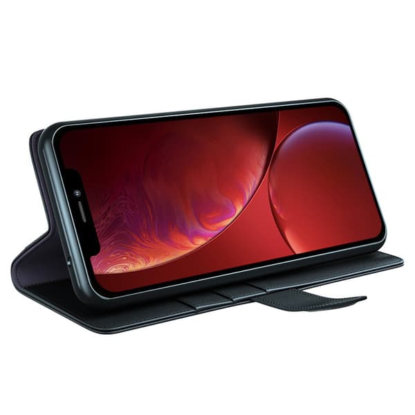 Äkta Läderfodral iPhone 13 Mini Svart