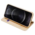 Miniatyrbild 2 av 7: Dux Ducis Skin Pro Läderfodral iPhone 13 Pro Max Guld