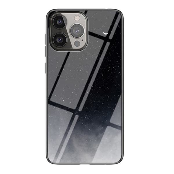 Skal Härdat Glas iPhone 13 Pro Max Starry Crescent Moon