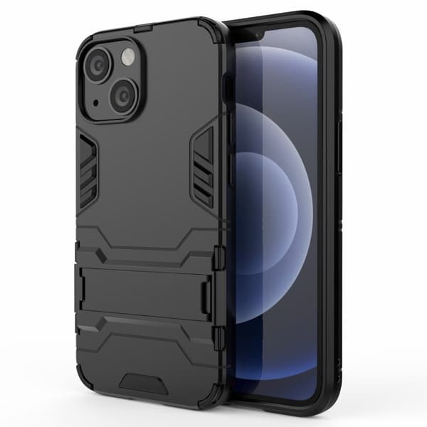 Kickstand Skal iPhone 13 Mini Svart