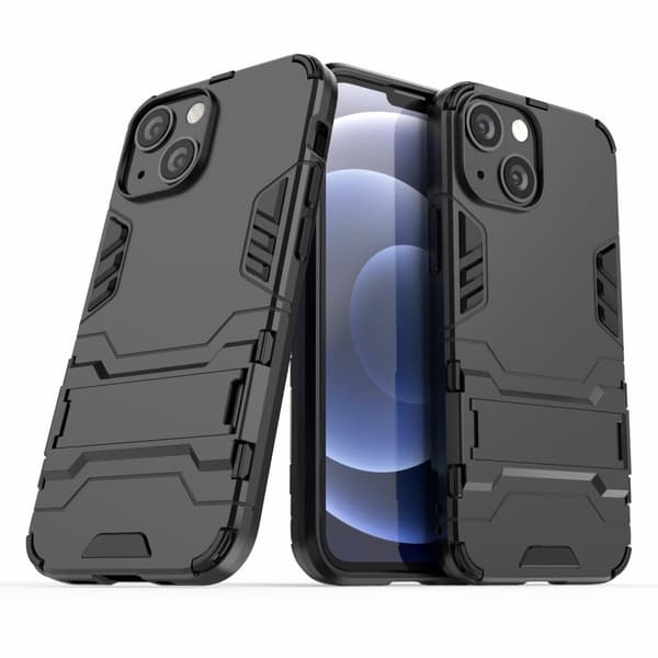 Kickstand Skal iPhone 13 Mini Svart