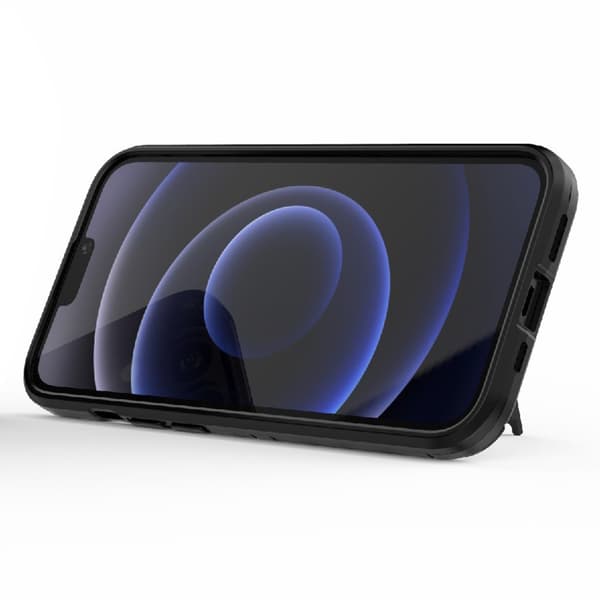 Kickstand Skal iPhone 13 Pro Svart