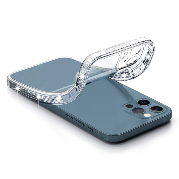 Rhinestone TPU Case iPhone 13 Mini Clear
