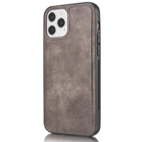 DG.MING 2-in-1 Magnet Wallet iPhone 13 Brown