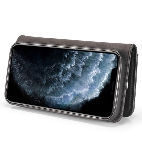 DG.MING 2-in-1 Magnet Wallet iPhone 13 Black