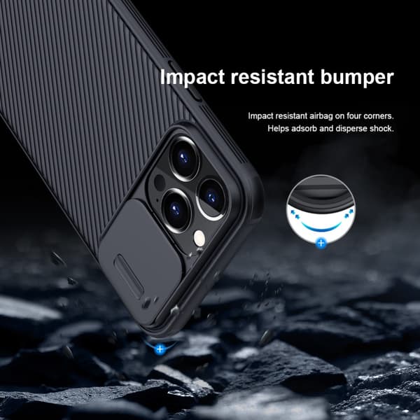 Nillkin CamShield Skal iPhone 13 Pro Svart