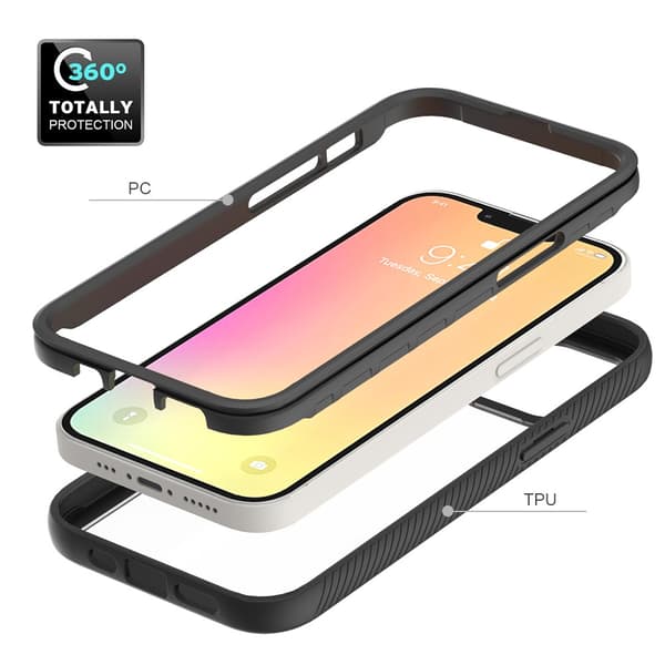 Allround Cover Skal iPhone 13 Svart