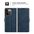 Miniatyrbild 5 av 6: iPhone 13 Pro Max Leather Wallet Blue