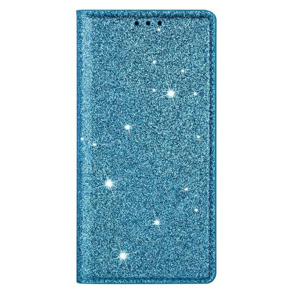 Glitter Plånboksfodral iPhone 13 Blå