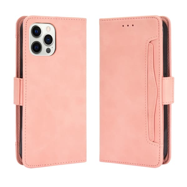 Multi Slot Plånboksfodral iPhone 13 Mini Rosa