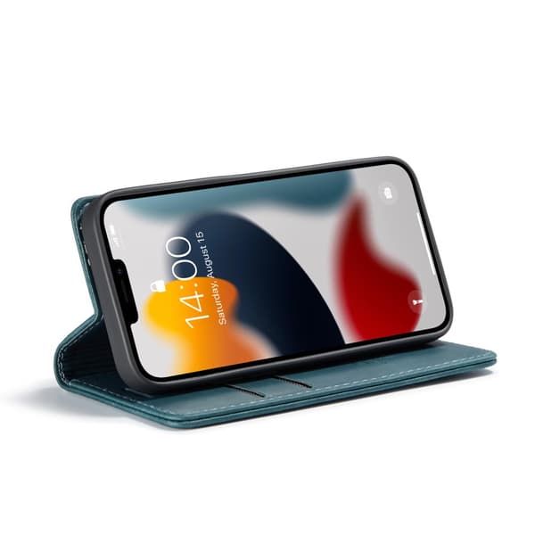 CaseMe Slim Plånboksfodral iPhone 13 Mini Blå