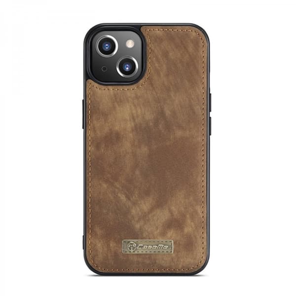 CaseMe Multi-Slot 2 i 1 Plånboksfodral iPhone 13 Mini Brun