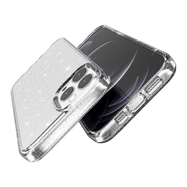 iPhone 13 Pro Skal Glitter Transparent