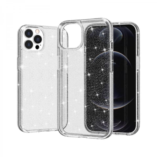 iPhone 13 Pro Skal Glitter Transparent