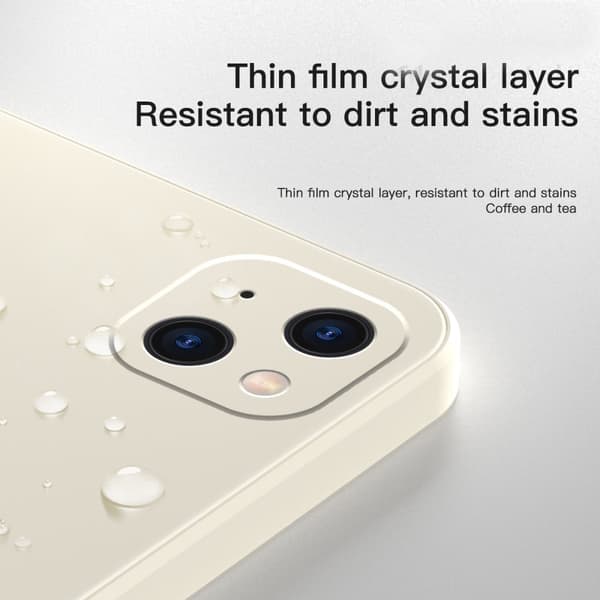 iPhone 13 Skal Silikon Vit