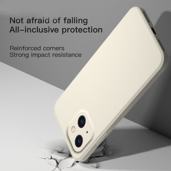 Silikonskal iPhone 13 Pro Max Vit