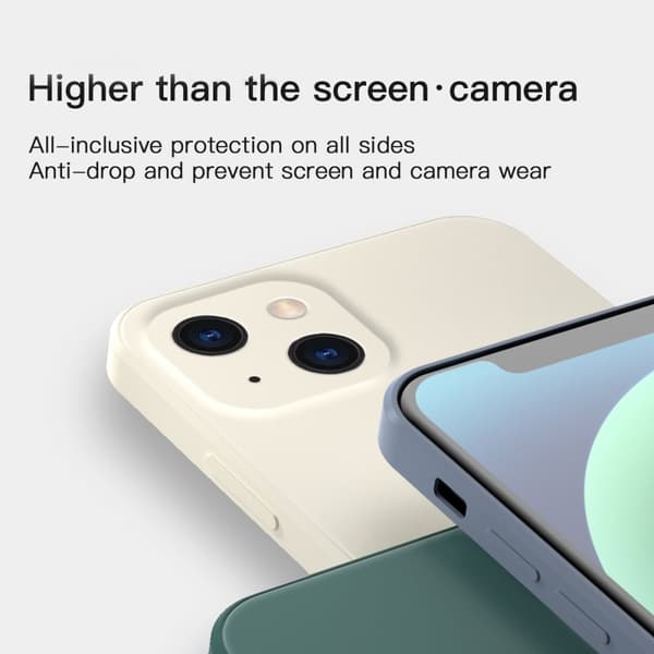 Silikonskal iPhone 13 Pro Max Vit