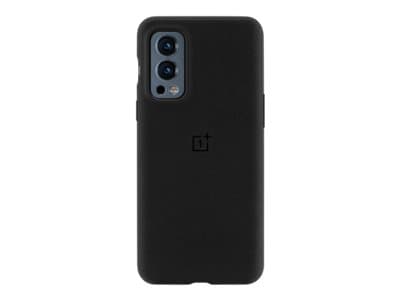 OnePlus - Baksida för mobiltelefon - polykarbonat, termoplastisk polyuretan (TPU) - svart sandsten - för OnePlus North 2 5G