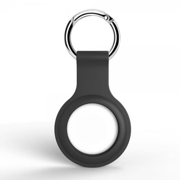 Airtag skal med nøglering Sort 1-Pack