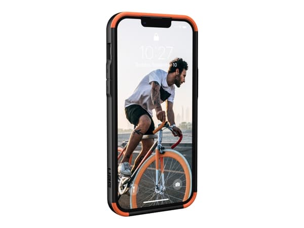 UAG Rugged Case for iPhone 13 Pro Max 5G [6.7-inch] - Civilian Black - Baksidedeksel for mobiltelefon - robust - svart - 6.7" - for Apple iPhone 13 P
