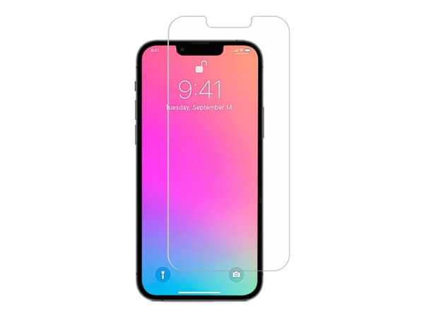 Screenor - Skjermbeskyttelse for mobiltelefon - glass - for Apple iPhone 13, 13 Pro, 14, 16e