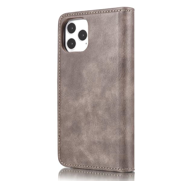 DG.MING iPhone 13 Mini Split Läder Plånboksfodral - Coffee