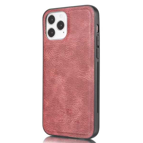 DG.MING iPhone 13 Mini Split Lommebok-deksel I Lær - Rød