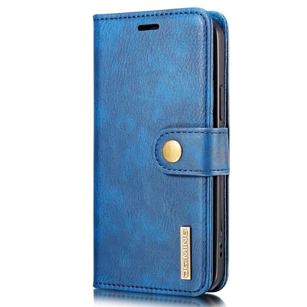 DG.MING For iPhone 13 Pro Stylish Wallet Case - Blue