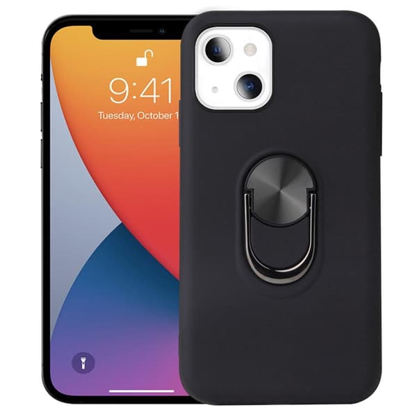iPhone 13 Mini Finger Ring TPU Hybrid Case Kickstand