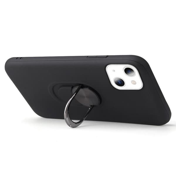 iPhone 13 Pro Hybrid Deksel Med Fingerring - Svart