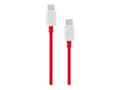 Miniatyrbild 4 av 4: OnePlus Warp Charge - USB-kabel - 24 pin USB-C (hane) till 24 pin USB-C (hane) - 1.5 m - röd