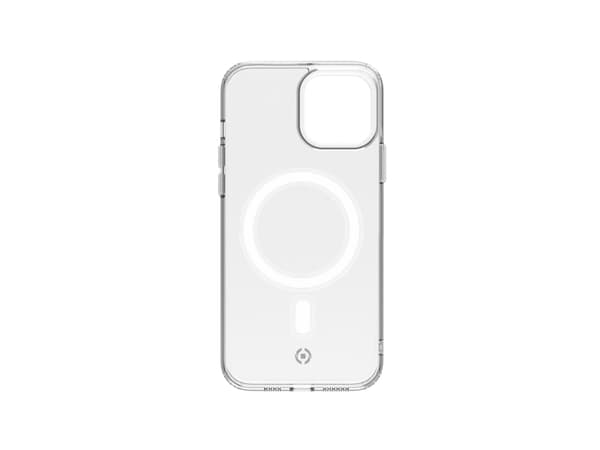 Celly GelskinMag - Baksidesskydd för mobiltelefon - polykarbonat, termoplastisk polyuretan (TPU) - transparent - för Apple iPhone 13
