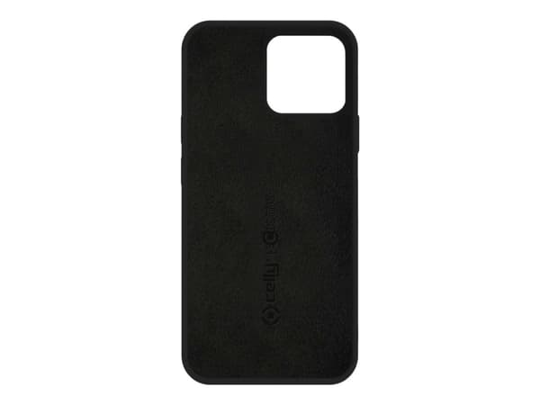 Celly Cromo - Baksidesskydd för mobiltelefon - termoplastisk polyuretan (TPU), silikonbeläggning - svart - för Apple iPhone 13
