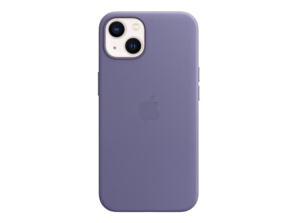 Apple - Baksidedeksel for mobiltelefon - med MagSafe - lær - wisteria - for iPhone 13