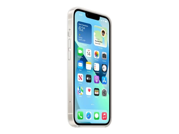 Apple - Baksidedeksel for mobiltelefon - med MagSafe - polykarbonat - blank - for iPhone 13