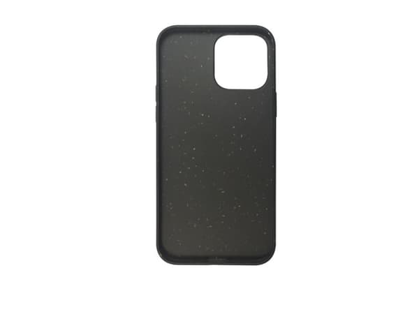 eSTUFF - Baksidesskydd för mobiltelefon - vÃ¤xtbaserad biopolymer, 100 % biologiskt nedbrytbart material - svart - för Apple iPhone 13 Pro