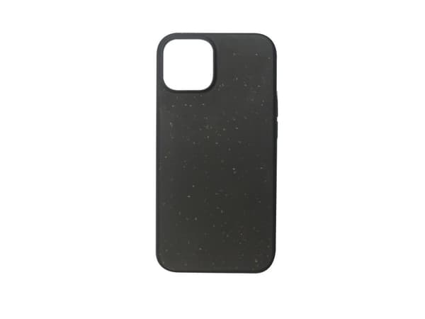 eSTUFF - Baksidesskydd för mobiltelefon - vÃ¤xtbaserad biopolymer, 100 % biologiskt nedbrytbart material - svart - för Apple iPhone 13 Pro