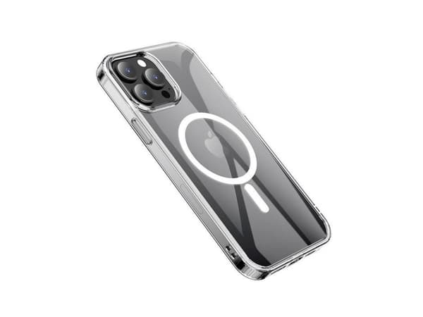 eSTUFF - Baksidedeksel for mobiltelefon - MagSafe-samsvar - termoplast-polyuretan (TPU) - blank - for Apple iPhone 13 Pro Max