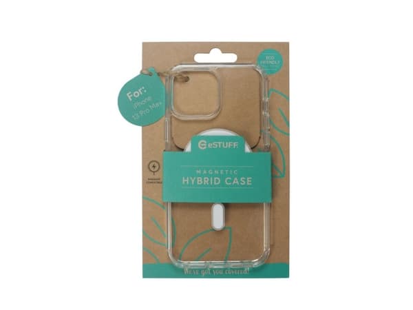 eSTUFF - Baksidedeksel for mobiltelefon - MagSafe-samsvar - termoplast-polyuretan (TPU) - blank - for Apple iPhone 13 Pro Max