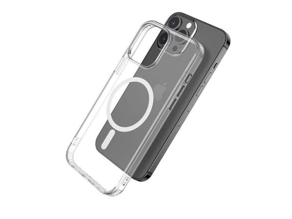 eSTUFF - Baksidedeksel for mobiltelefon - MagSafe-samsvar - termoplast-polyuretan (TPU) - blank - for Apple iPhone 13 Pro Max