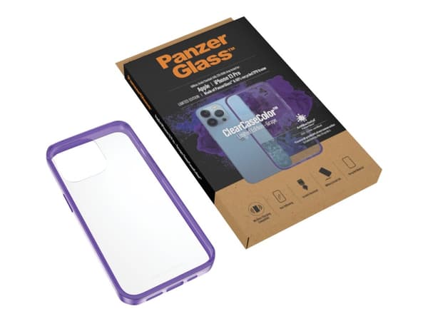 PanzerGlass ClearCaseColor - Limited Edition - baksidesskydd för mobiltelefon - ram av 60 % återvunnen TPU (termoplastisk polyuretan) - grapefrukt -