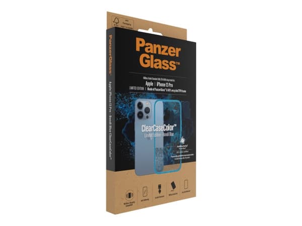 PanzerGlass 0336, Suojus, Apple, Apple - iPhone 13 Pro, Sininen