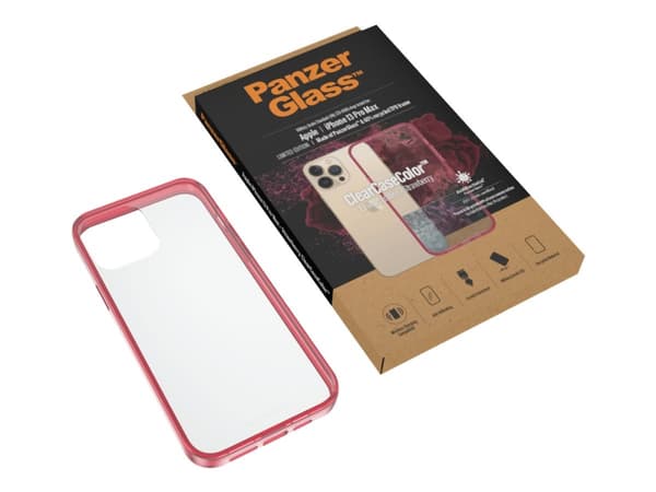 PanzerGlass 345, Suojus, Apple, Apple - iPhone 13 Pro Max, 17 cm (6.7"), Punainen