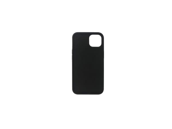 eSTUFF - Baksidesskydd för mobiltelefon - silikon - svart - för Apple iPhone 13 mini