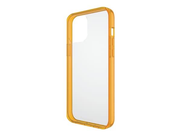 PanzerGlass ClearCaseColor - Limited Edition - baksidedeksel for mobiltelefon - 60 % resirkulert termoplastisk polyuretan (TPU) ramme - mandarin - fo