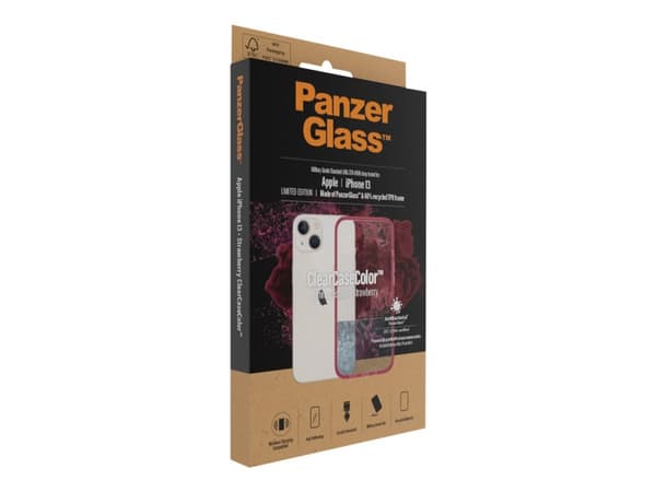 PanzerGlass 335, Suojus, Apple, Apple - iPhone 13, 15,5 cm (6.1"), Punainen